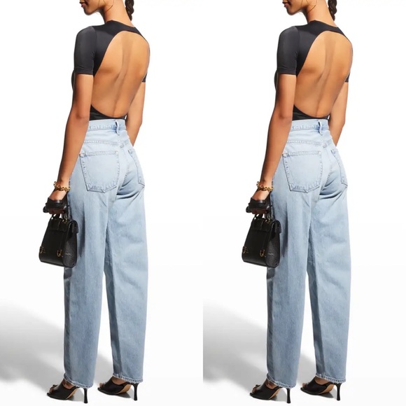 AGOLDE Tapered Baggy High Rise Jeans Size 29 NWT - Picture 2 of 7